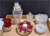 Glass Coasters, Ruby Flash, Crystal & More