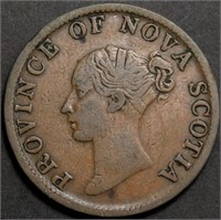170906 Canada NS-1E2 Victoria 1840 Half Penny Toke