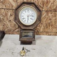 Wind up Wall Clock 25" high