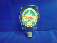 Alpine Acrylic Lager Beer Tap Handle