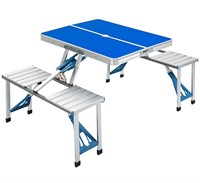 $74 34" Portable Camping Table with 4 seat