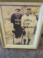 babe ruth and lou gehrig frame picture