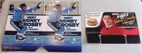 Sidney Crosby promotional advertising pieces.