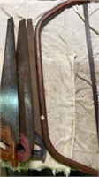 3 Handsaws and Bow Saw