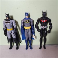 3 Batman Action Figures
