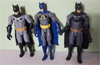 3 Batman Action Figures