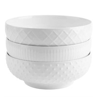 3-Pc Trudeau Porcelain Serving Bowls