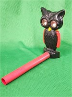 Vintage Halloween Owl Whistle noise maker toy.