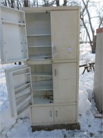 A Commercial White Metal Cabinet