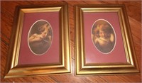 Cupid awake & Cupid asleep prints apx. 5x9