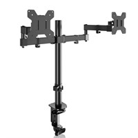 Bracwiser Dual Fully Adjustable Monitor Arm Stand