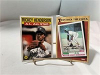 Topps Rickey Henderson Baseball Cards