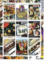 The Beatles - Commemorative Cinderella Stamp Set