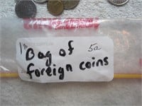1 Pound bag of foreign coins