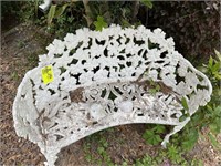 Outdoor composite decorative bench