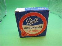 Vintage Ball Good Luck Jar Rubbers