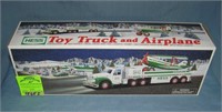 Vintage Hess Toy Truck and airplane scarcer toy