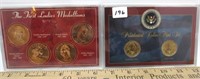 The First Ladies medallions & Pres mint set