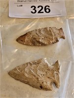 2-ARROW HEADS-APPROX. 2 INCHES LONG-MONTGOMERY/
