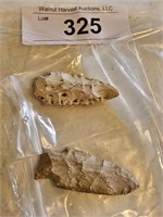 2-ARROW HEADS-APPROX. INCHES LONG-MONTGOMERY/