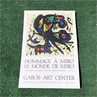 Miro & Chagall Art Print Advertising Bills