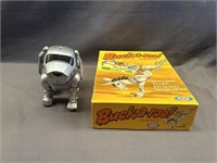 VINTAGE TEKNO ROBOT DOG, VINTAGE BUCK-A-ROO GAME