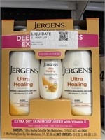 Jergens ultra healing 2-21 fl oz  1-3 fl oz