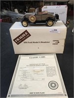 1939 Model A Ford Roadster Danbury Mint Diecast Ca