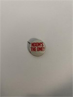 Nixon presidential vintage campaign pin