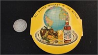 Antique Wilson Whiskey Die Cut Advertising Map
