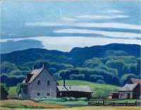 A. J. Casson(1898-1992)"Farm At Carnarvon " 8x10