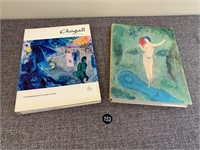 1972 "Chagall" & 1977 "Daphnes & Chloe" Art Books