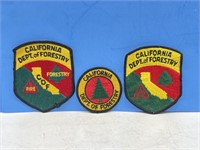 3 California Dept. of Forestry Uniform dress