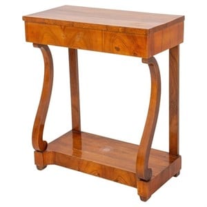 Biedermeier Cherry Wood Console Table