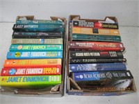 2 Boxes of Books North Patterso , Evanovic and mo