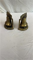 Metal Liberty Bell Book Ends