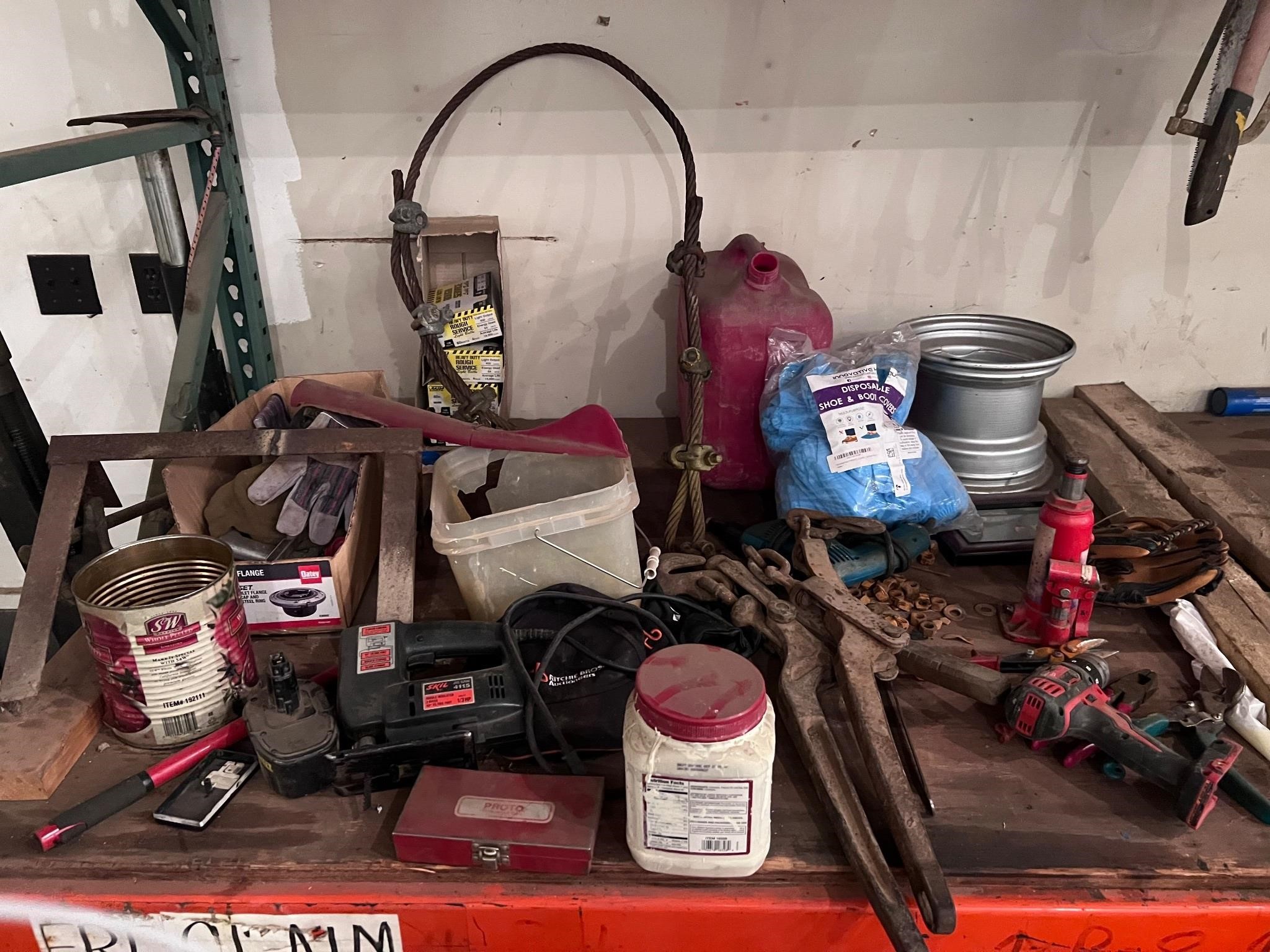 Shelf of Mixed Tools