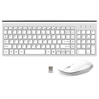 Wireless Keyboard and Mouse Combo, USB Ergonomic S