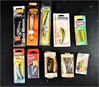 (10) NEW FISHING LURES - NOS Old Stock In Box