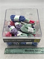 NEW Lot of 16-10ft Type-C Charging Cables