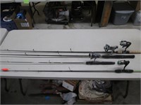 4 Fishing Poles See Pictures For Descriptions.