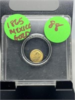 1865 MEXICAN "gold" NOVELTY COIN