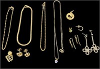 14kt Gold Jewelry and Affinity Earrings