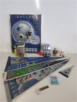 Dallas Cowboys Collectibles & Troy Aikman Card