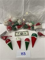 Christmas Ornaments - Ice Cream Cones