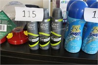 3- dove men spray deodorant