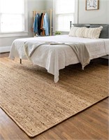 The Knitted Co. 100% Jute Area Rug 9 x