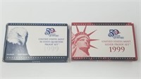 50 State Quarters 1999 Proof & Silver Proof Set