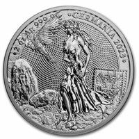 2023 Germania 2 Oz Silver Round Bu