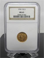 1926 - P $2.50 Gold Indian Head